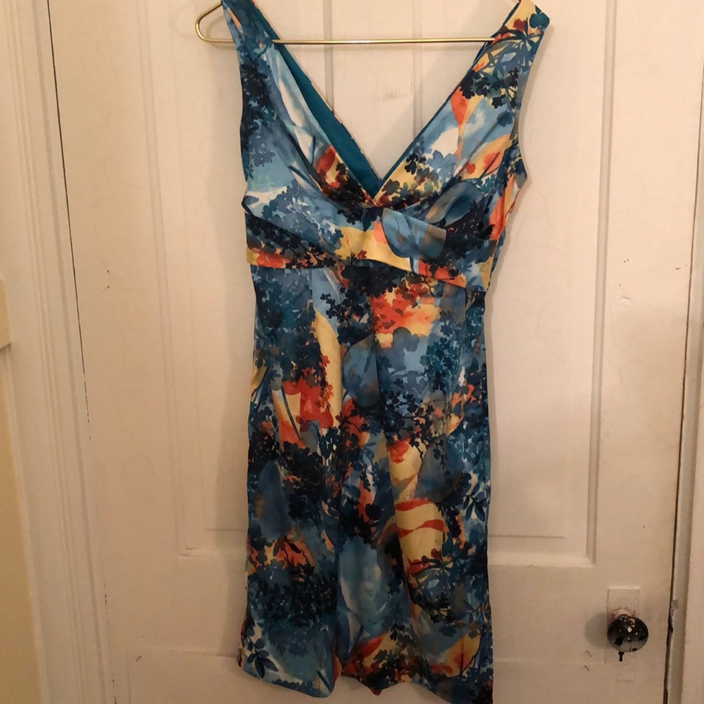 Donna Ricco blue dress 4 - Picture 5 of 7
